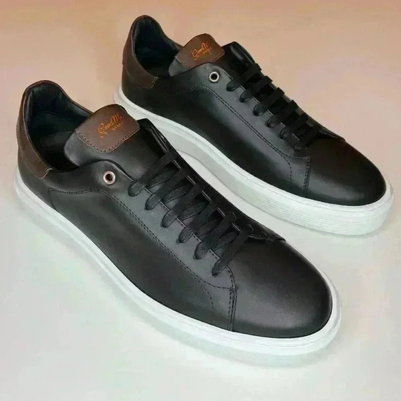 Good Man Brand Classic Legend London Sneakers Black / Dark Vachetta - Picture 3 of 12